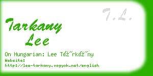 tarkany lee business card